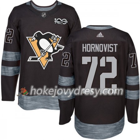 Pánské Hokejový Dres Pittsburgh Penguins Patric Hornqvist 72 1917-2017 100th Anniversary Adidas Černá Authentic